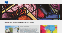 Desktop Screenshot of glasmalerei-museum.de
