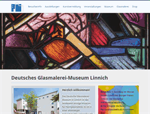 Tablet Screenshot of glasmalerei-museum.de